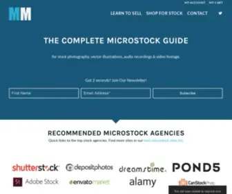 Microstockman.com(Complete Guide to Microstock Photography & Vectors) Screenshot