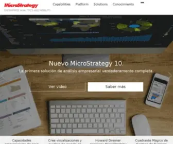 Microstrategy.com.mx(MicroStrategy Business Intelligence Software Solutions) Screenshot