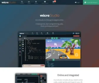 Microstudio.dev(Learn programming) Screenshot