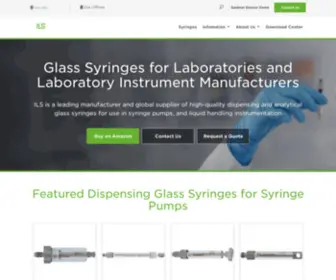 Microsyringes.com(Syringes for Laboratories) Screenshot