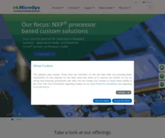 Microsys.de(Willkommen bei MicroSys) Screenshot