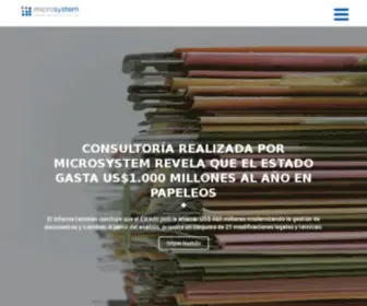 Microsystem.cl(Gestión documental) Screenshot