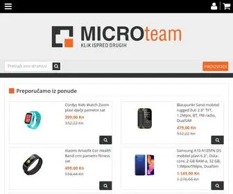 Microteam.hr(Microteam web shop) Screenshot