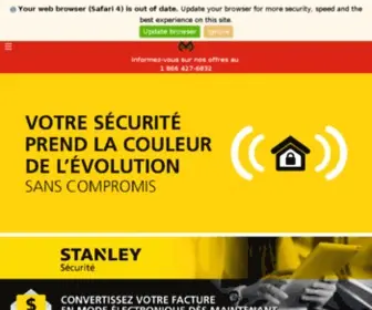 Microtec.ca(Une compagnie de sécurité Stanley) Screenshot