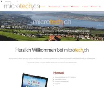 Microtech.ch(Willkommen) Screenshot