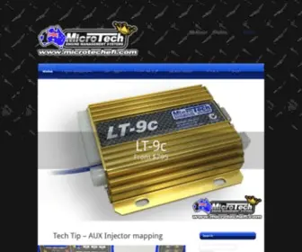 Microtechefi.com(Microtech EFI) Screenshot