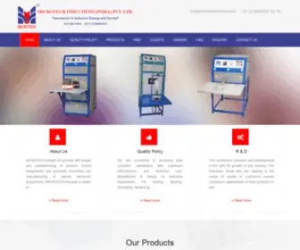 Microtechinductions.com(Induction Heating Machine) Screenshot