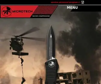 Microtechknives.com(Microtech Knives) Screenshot