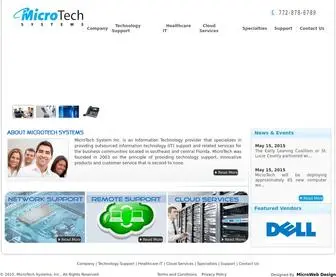 Microtechnow.com(MicroTech Systems) Screenshot