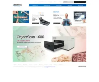 Microtek.com.tw(Microtek Scanners and Scanner Software) Screenshot