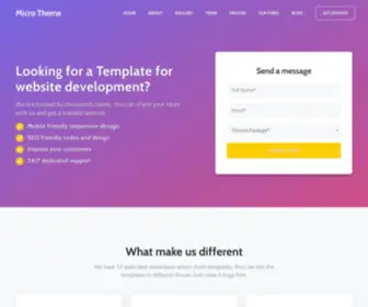 Microtheme.co(Digital Agency and SEO WordPress Premium Theme) Screenshot