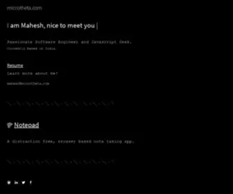 Microtheta.com(microtheta) Screenshot