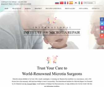 Microtiarepair.com(Institute for Microtia Repair) Screenshot