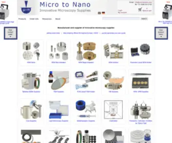 Microtonano.com(Micro to Nano) Screenshot