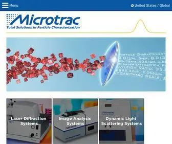 Microtrac.com(Microtrac) Screenshot