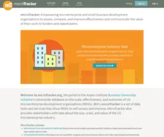 Microtracker.org(microTracker) Screenshot