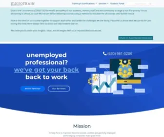 Microtrain.net(The best technical and project management training in Chicago) Screenshot