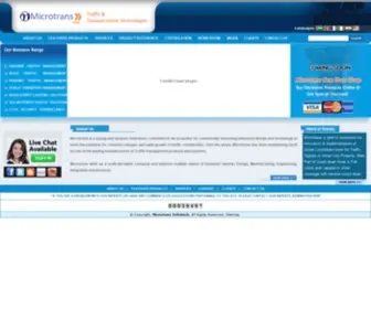 Microtransindia.com(Microtrans Infratech Ltd) Screenshot