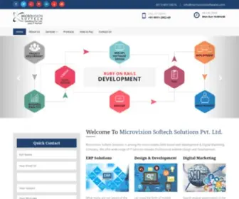 Microvisionsoftwares.com(Just another WordPress site) Screenshot