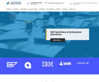 Microwaresolutions.com(Microware Solutions) Screenshot