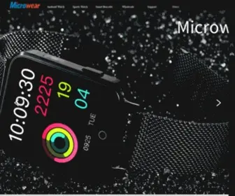 Microwear.com(Water-resistant and wearables) Screenshot