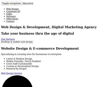 Microweb.my(Web Design & Development Company in Kuching Sarawak) Screenshot