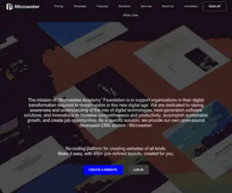 Microweber.com(Create a website and online store) Screenshot