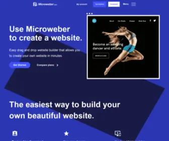 Microweber.net(Create a website and online store) Screenshot
