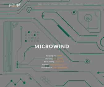 Microwind.net(HTML5 Template) Screenshot