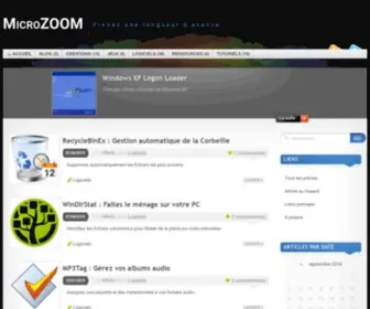Microzoom.fr(Prenez une longueur d'avance) Screenshot