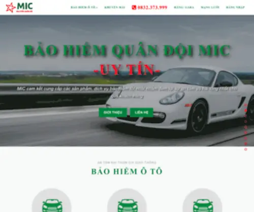 Micsaigon.com.vn(Bảo hiểm Quân đội Mic Sài Gòn) Screenshot