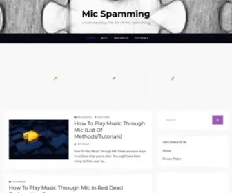 Micspamming.com(Mic Spamming) Screenshot