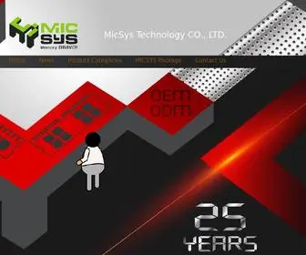 Micsys.com(MicSys Technology CO) Screenshot