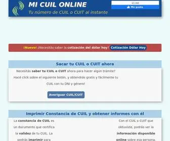 Micuilonline.com.ar(Mi CUIL) Screenshot