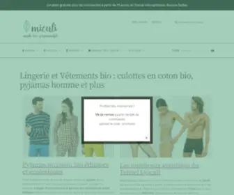 Miculibio.com(Vêtements) Screenshot