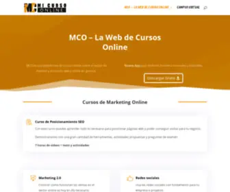 Micursoonline.com(Mi Curso Online) Screenshot