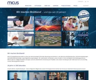 Micus.de(MICUS Strategieberatung GmbH) Screenshot