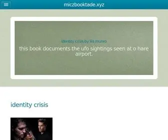 Miczbooktade.xyz(Identity Crisis) Screenshot