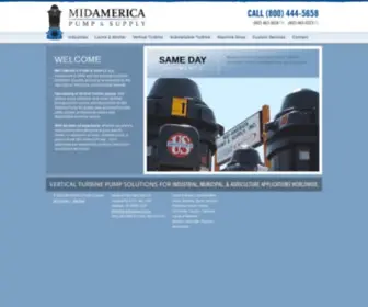 Mid-Americapump.com(MID-AMERICA PUMP & SUPPLY) Screenshot