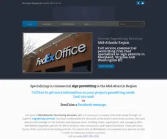 Mid-AtlanticPermits.com(Permit Expediting in Maryland) Screenshot