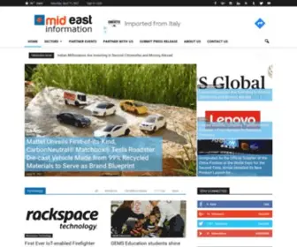 Mid-East.info(Middle East Business News and Information) Screenshot