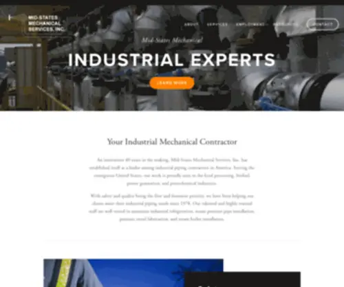 Mid-Statesmechanical.com(Mid-States Mechanical Services, Inc) Screenshot