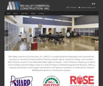 Mid-Valleyinc.com(Mid-Valley Commercial Construction, Inc) Screenshot