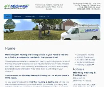 Mid-Wayhc.com(Mid-Way Heating & Cooling Inc) Screenshot