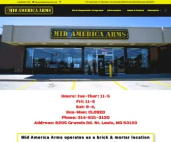 Midamericaarms.com(Mid America Arms) Screenshot