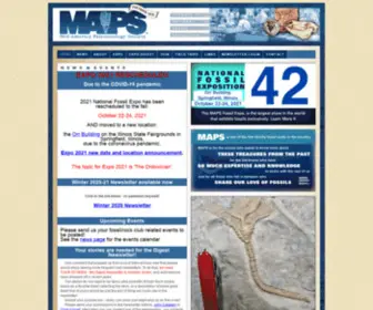Midamericapaleo.org(MAPS (Mid) Screenshot