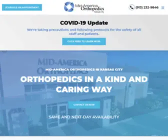 Midamorthokc.com(Orthopedic Solutions & Surgeons in Kansas City) Screenshot