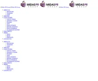 Midas-PR.com(Midas PR Group) Screenshot