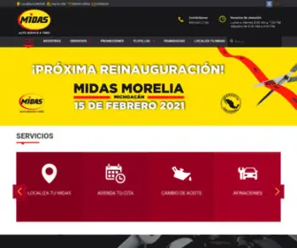 Midas.com.mx(Inicio) Screenshot