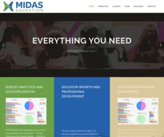 Midaseducation.com(MIDAS Education) Screenshot
